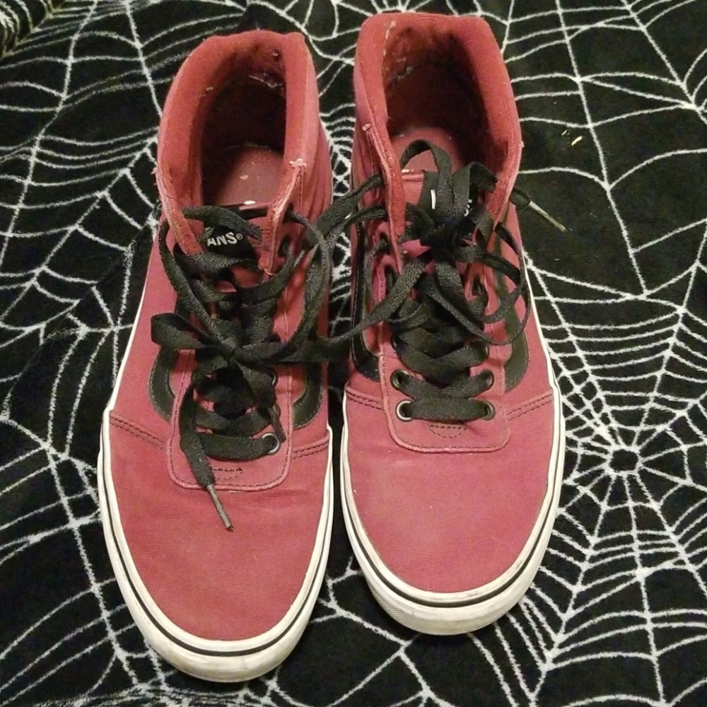 Burgandy Vans